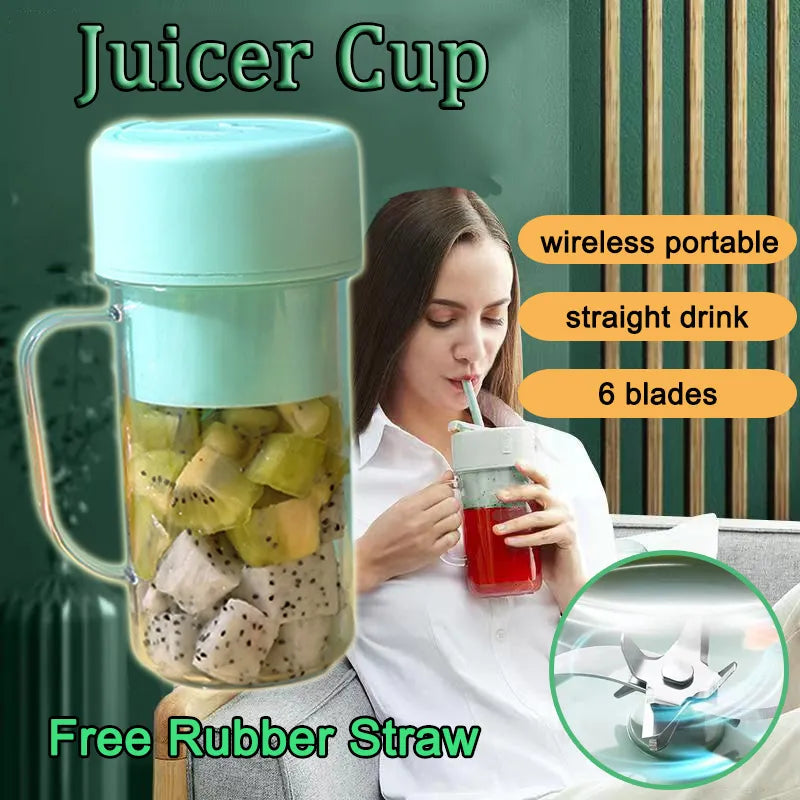 New 2-in-1 Mini Crusher Juicer,High-Quality Blender.