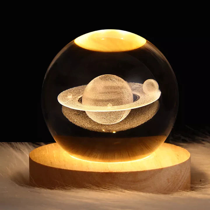 3D Hot Galaxy Planet Moon Lamp with USB LED for Home Decoration