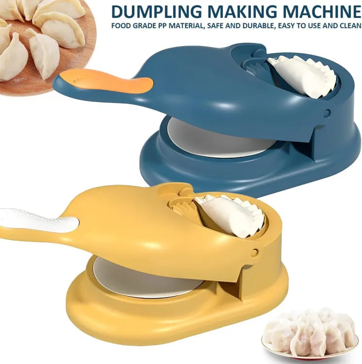 2-in-1 Dumpling Maker - Simple Kitchen Tool for Pressing Dough Press Maker and Dumpling Skin Wrapper Mould - Suitable for Both Novices and Experienced Users